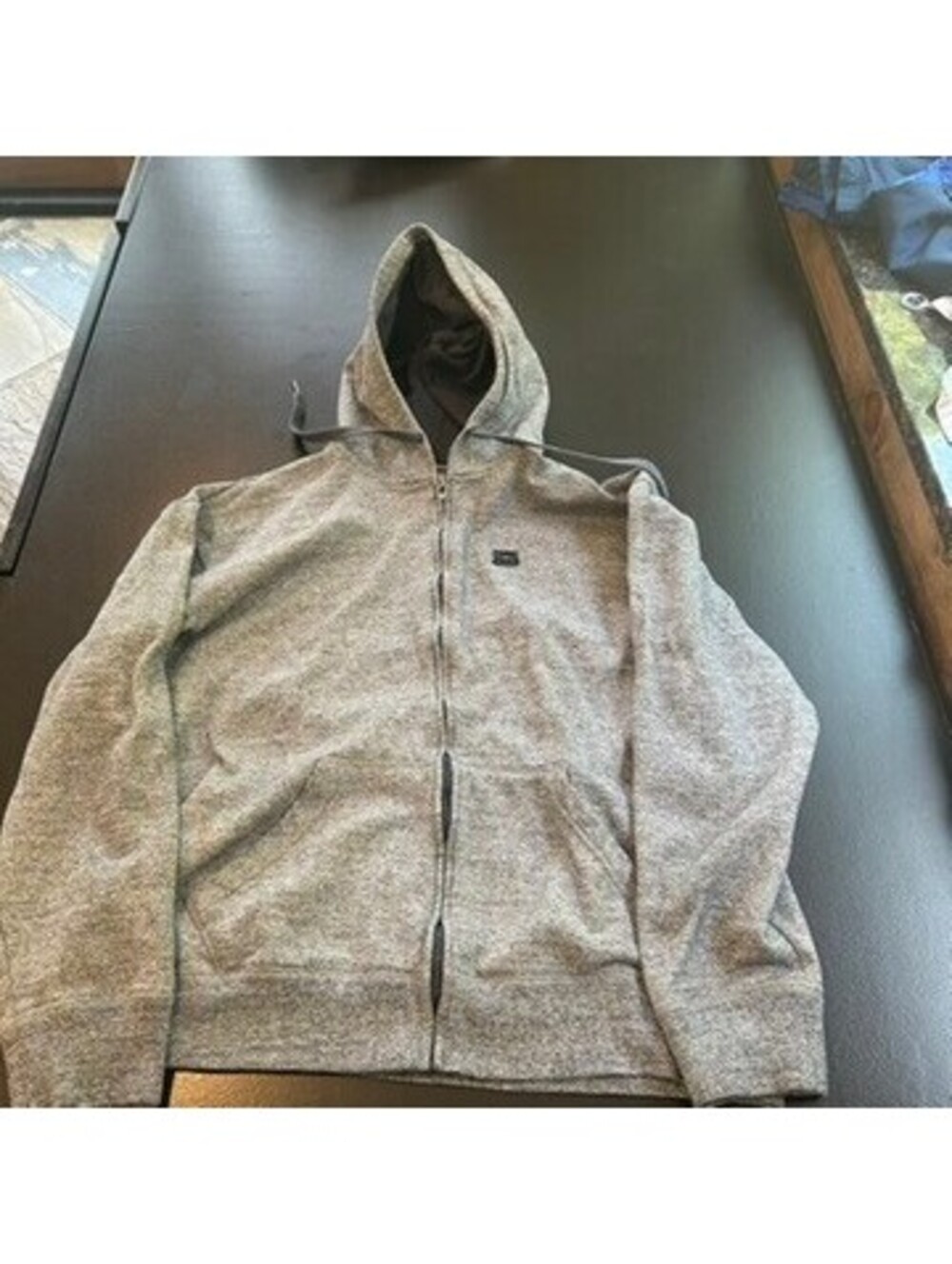 Vintage y2k skater Ecko Unltd zip hoodie heather gray